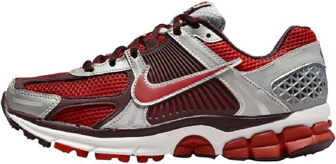 Nike Zoom Vomero 5 Women's Shoes (FN7778-600, Mystic Red/Metallic Platinum/Reflect Silver) in Kuwait