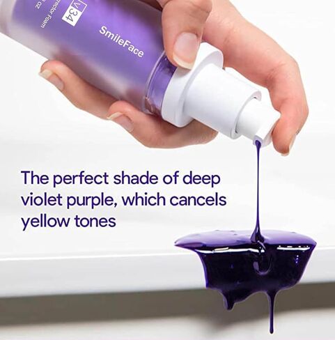 Purple Toothpaste for Teeth Whitening,Purples Teeth Whitening Kit,2PCS Purple Color Corrector Whitening Toothpaste,Tooth Stain Removal,Fresh Breath Formula with Unique Purple for Coffee/Smokers/Tea in Saudi Arabia