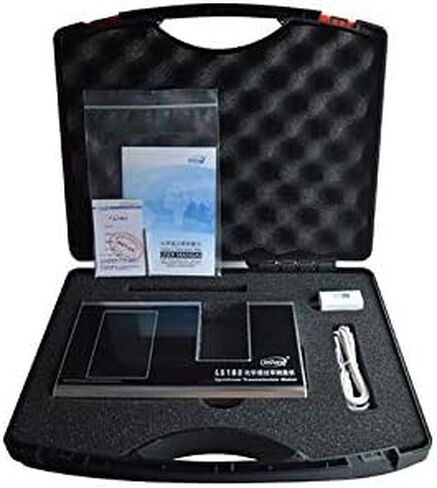 مقياس نقل الطيف من MeterTo LS183 طيف نقل الضوء الزجاجي U V 365nm الضوء المرئي 380nm-760nm IR 940nm سمك <47 مللي متر in Kuwait