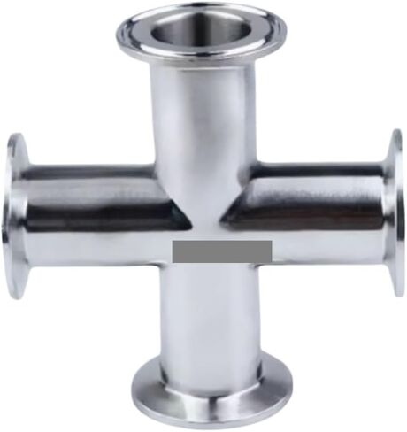 الأنابيب OD 89 مللي متر الفولاذ المقاوم للصدأ SS 304 4 طريقة تركيب متقاطع ثلاثي المشبك Feerule OD106mm IHNIEAEW in Kuwait