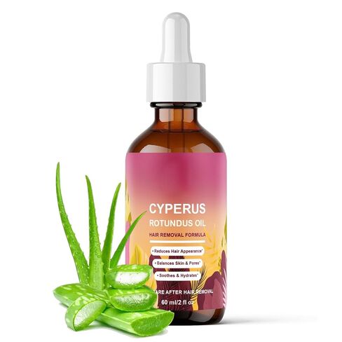Cyperus Rotundus Oil for hair removal,100% Pure Natural Essential Oil for Skin Care & Hair remove, Supports Reduction of Hair Growth, 2 fl oz in Saudi Arabia