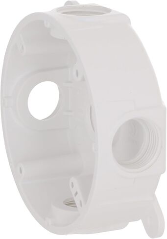 BELL PRB57550WH صندوق دائري مقاوم للطقس، خمسة منافذ ملولبة مقاس 1/2 أو 3/4 بوصة، باللون الأبيض in Saudi Arabia