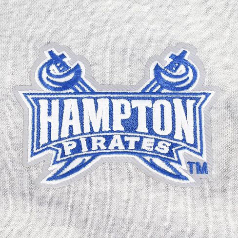 Pro Standard Womens College Hampton University College Classic Essentials Crewneck Sweatshirt Heather Grey L in Saudi Arabia