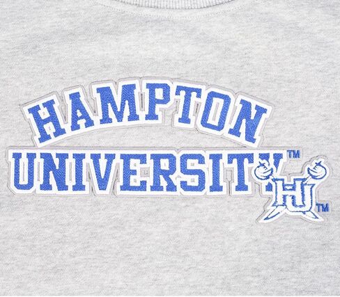 Pro Standard Womens College Hampton University College Classic Essentials Crewneck Sweatshirt Heather Grey L in Saudi Arabia