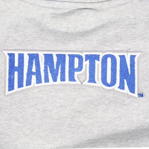 Pro Standard Womens College Hampton University College Classic Essentials Crewneck Sweatshirt Heather Grey L in Saudi Arabia