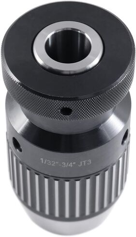 Accusize Industrial Tools 1/32–3/4 in Capacity, Jacobs Taper 3JT, Precision Keyless Drill Chuck, 0.0048 in TIR, Keyless Hand‑Tightening in Saudi Arabia