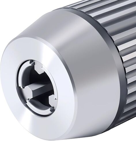 Accusize Industrial Tools 1/32–3/4 in Capacity, Jacobs Taper 3JT, Precision Keyless Drill Chuck, 0.0048 in TIR, Keyless Hand‑Tightening in Saudi Arabia