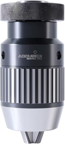 Accusize Industrial Tools 1/32–3/4 in Capacity, Jacobs Taper 3JT, Precision Keyless Drill Chuck, 0.0048 in TIR, Keyless Hand‑Tightening in Saudi Arabia