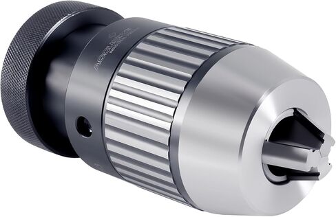 Accusize Industrial Tools 1/32–3/4 in Capacity, Jacobs Taper 3JT, Precision Keyless Drill Chuck, 0.0048 in TIR, Keyless Hand‑Tightening in Saudi Arabia