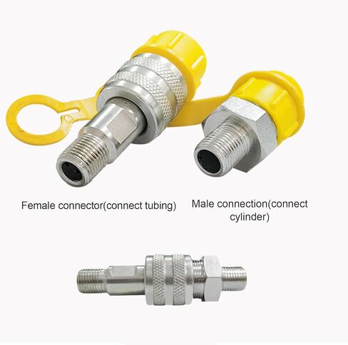 2pcs M16 x 1.5 Hydraulic Couplings Male Female Quick Connect Coupler Replacement in Saudi Arabia
