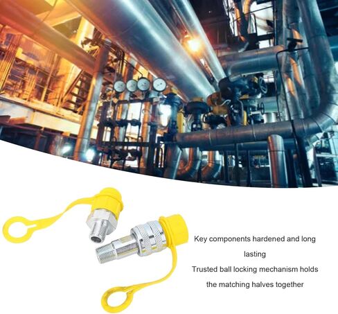 2pcs M16 x 1.5 Hydraulic Couplings Male Female Quick Connect Coupler Replacement in Saudi Arabia