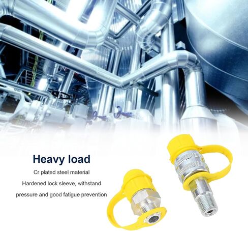 2pcs M16 x 1.5 Hydraulic Couplings Male Female Quick Connect Coupler Replacement in Saudi Arabia