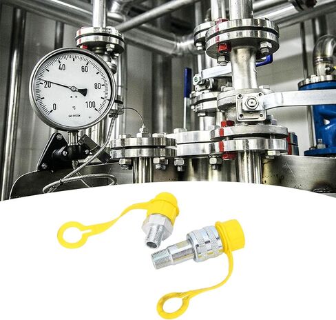 2pcs M16 x 1.5 Hydraulic Couplings Male Female Quick Connect Coupler Replacement in Saudi Arabia