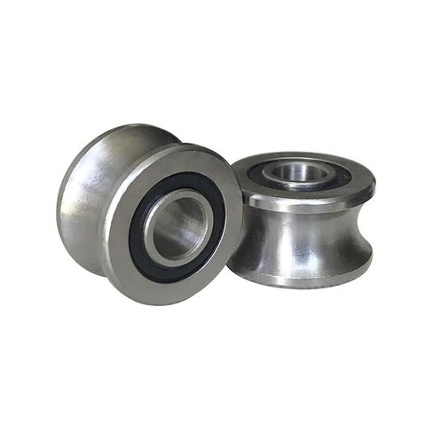 4 PCS U22 U Groove Bearing line Walking Guide Track Roller 8x22.5x14.5x13.5mm in Saudi Arabia