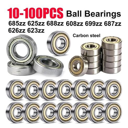 10-100 قطع الكرات 608zz 623zz 624zz 635zz 626zz 688zz لطابعة لوح التزلج ثلاثية الأبعاد عالية الكربون الصلب مايكرو in Saudi Arabia