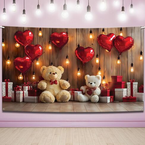 Katchon ، Pink Love Valentines Backdrop - Xtralarge ، 72 × 44 بوصة | خلفيات عيد الحب للتصوير الفوتوغرافي | لافتة عيد الحب ، ديكورات عيد الحب | خلفية عيد الحب ، ديكور عيد الحب in Saudi Arabia