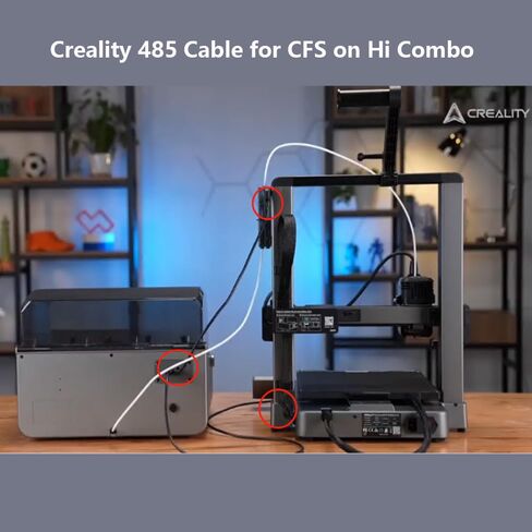 Cregrant3D Official 485 CFS Express Cable, Compatible K2 Plus/Hi Combo/ K1C/ K1 SE/ K1/ K1 Max 3D Printers with CFS Filament System, USB Data Durable Efficient Transfer Cables 45cm in Saudi Arabia