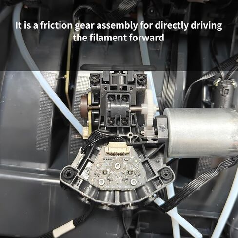 3D Printer Accessories Active Extrusion Wheel Assembly for BambuLab X1/X1C/X1E/P1P/P1S AMS: Direct Drive Gear Replacement for Driving Filament Forward - Ensured Smooth Printing in Saudi Arabia