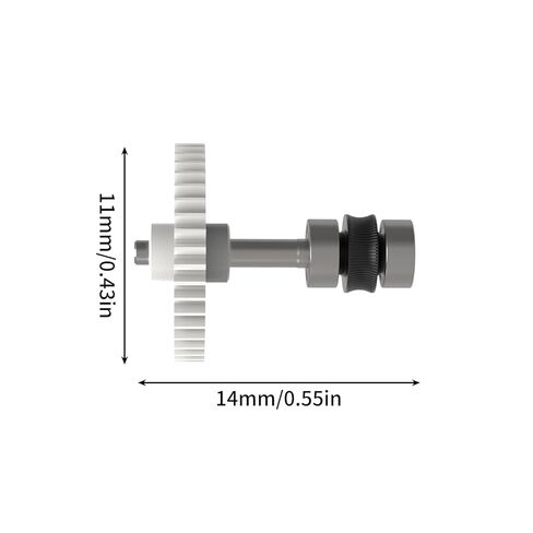 3D Printer Accessories Active Extrusion Wheel Assembly for BambuLab X1/X1C/X1E/P1P/P1S AMS: Direct Drive Gear Replacement for Driving Filament Forward - Ensured Smooth Printing in Saudi Arabia