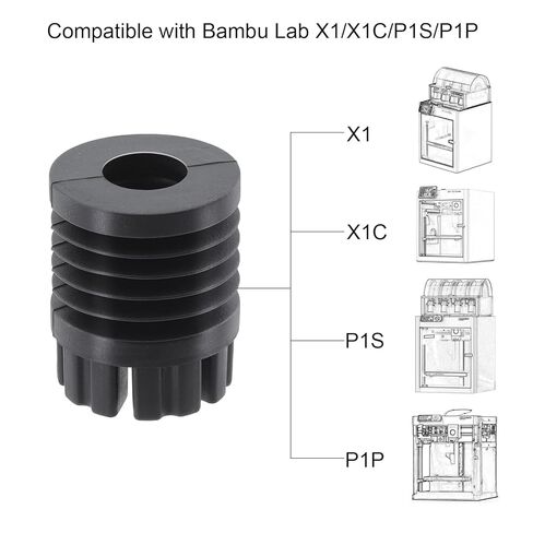8Pcs 3D Printer Anti Vibration Feet Compatible for Bambu Lab X1C/P1P/P1S Anti Vibration Feet, High-Temp Upgraded P1S Anti-Vibration Pads, in Saudi Arabia