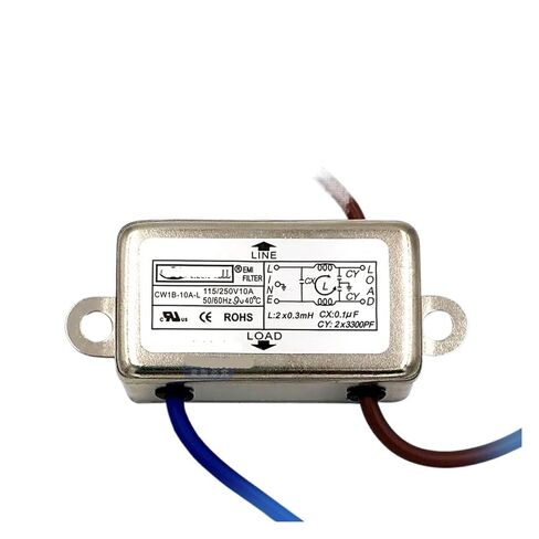 CW1B-3 6 10A مع خط مرشح طاقة الوضع المشترك مضاد للتدخل أحادي الطور تيار متردد 220 فولت (CW1B -06A -L 220 فولت) in Kuwait