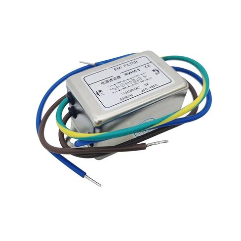 RV410-3A التيار المتناوب 220 فولت مرحلة واحدة قسم مزدوج مرشح إمدادات الطاقة منخفضة التمرير المضادة للتدخل in Kuwait