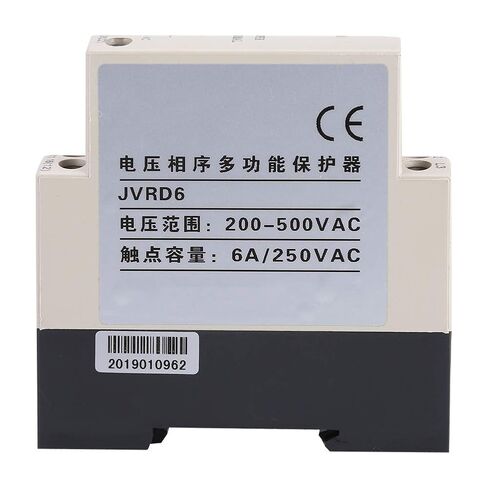 Phase Sequence Protection Relay Efficient Voltage Control Device for Pumps Fans and Motors - Plastic JVRD6 Monitoring System in Saudi Arabia