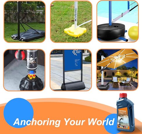 Sand for Basketball Hoop Base,27 Oz Multi-Functional Base Weighted Gel for Punching Bag Filler,Sand Bags,Outdoor Umbrellas and Volleyball Nets(Apply with Water,Replaces Up to 675 Lbs Sand) in Saudi Arabia