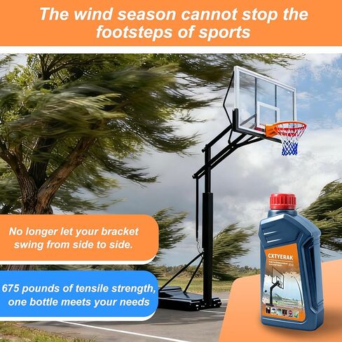 Sand for Basketball Hoop Base,27 Oz Multi-Functional Base Weighted Gel for Punching Bag Filler,Sand Bags,Outdoor Umbrellas and Volleyball Nets(Apply with Water,Replaces Up to 675 Lbs Sand) in Saudi Arabia