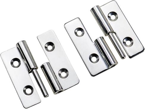 1.5 Inch Detachable 304 Stainless Steel Hardware Mechanical Accessories Cabinet Door Hinge 1Pcs(304 SS-Left) in Saudi Arabia
