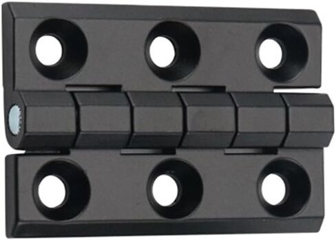 Mechanical Zinc Alloy Black Industrial Heavy-Duty Hinges in Distribution Cabinets 1Pcs in Saudi Arabia