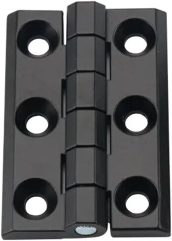 Mechanical Zinc Alloy Black Industrial Heavy-Duty Hinges in Distribution Cabinets 1Pcs in Saudi Arabia