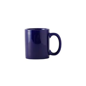 Tuxton China BCM-1202 Mug, 12 oz., 3-1/4" Diameter x 3-7/8"H, C-Handle, Microwave and Dishwasher Safe, Oven Proof, Fully Vitrified, Ceramic, DuraTux, Cobalt, Pack of 24 in Saudi Arabia