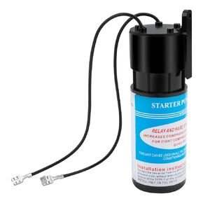 PalpitateC SPP6 طقم البدء الصلب للتتابع/المكثف المتوافق مع ضاغط HVAC، استبدال مكثف البدء الصلب 115 فولت من خلال 288VAC طقم البدء الصلب لـ SPP6/TJ90HS6/AP4502872/DST-6/ERPP6/HS6/HS650/35702 in Kuwait