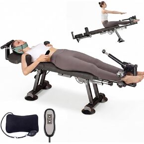 طاولة جر لكامل الجسم، مقعد جر عنق الرحم وسرير جر قطني، آلة طاولة تخفيف الضغط الكهربائية مع جهاز تحكم عن بعد، جهاز جر قطني، طاولة انعكاس احترافية بديلة للألم in Kuwait