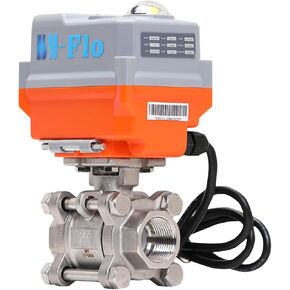 3/4 "4-20mA 24VDC 24VAC 1 ثانية. استجابة سريعة الفولاذ المقاوم للصدأ التحكم المتكامل النسبي صمام كروي مزود بمحرك in Kuwait