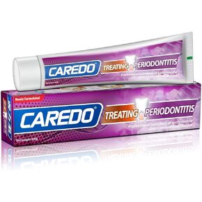 CAREDO New Taste Gum Repair Toothpaste for Adults, Fluoride Free Periodontal Treatment for Receding Gums, Recession Bleeding Periodontitis, Reverse Gingivitis, Plaque Control & Bad Breath 3.52 OZ in Saudi Arabia