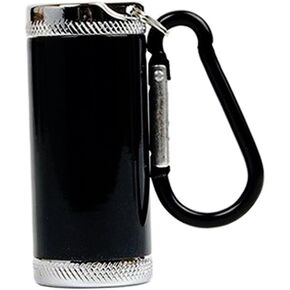 Metal Portable Ashtray,Outdoor Cigarettes Ashtray with Lid,Keychain,Rectangular Big Size Black in Saudi Arabia