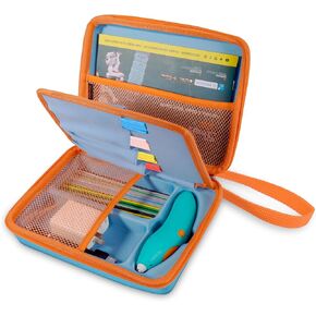 حافظة كينوبي متوافقة مع 3Doodler Start+ Essentials (2024 2023) مجموعة أقلام ثلاثية الأبعاد للأولاد والبنات، مجموعة أنشطة فنية محمولة ذات هيكل صلب لتخزين لعبة العلوم والتكنولوجيا والهندسة والرياضيات، وعقد خيوط بلاستيكية in Kuwait