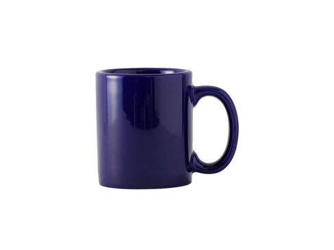 Tuxton China BCM-1202 Mug, 12 oz., 3-1/4" Diameter x 3-7/8"H, C-Handle, Microwave and Dishwasher Safe, Oven Proof, Fully Vitrified, Ceramic, DuraTux, Cobalt, Pack of 24 in Saudi Arabia