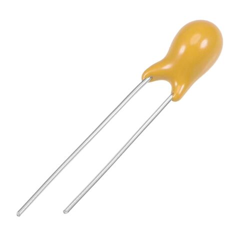 uxcell 10uF Tantalum Capacitor, 25V 2 Pin Yellow Radial Electrolytic Capacitor Dipped Tantalum Bead Capacitors 20pcs in Saudi Arabia
