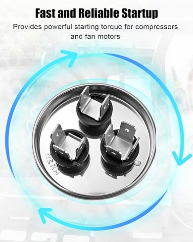 3313107.018 مكثف مناسب لمكيف الهواء Dometic RV، 50+5 فائق التوهج+5%، 370VAC CBB65/CBB65A، استبدال مكثف البدء 3316995.900 3316348.900 3100248.487، مكثفات تشغيل مكيف الهواء in Kuwait