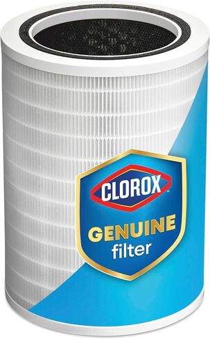 Clorox Large Room Air Purifier True HEPA Replacement Filter, 1,500 Sq. Ft. Capacity, Removes 99.97% of Allergens up to 0.1 Micron, Compatible with 11010 & 11011, 1 Count (12010) in Saudi Arabia