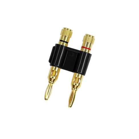 20PCS 4mm Double Banana Plug Test Wire Connector - Solder-Free Lantern Head & Gold Plated Terminal(Red10Pcs Black10Pcs) in Saudi Arabia