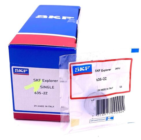 SKF إيطاليا 635 ZZ محمل كروي ذو أخدود عميق، معدني محمي 635-2Z 5x19x6 مم in Saudi Arabia