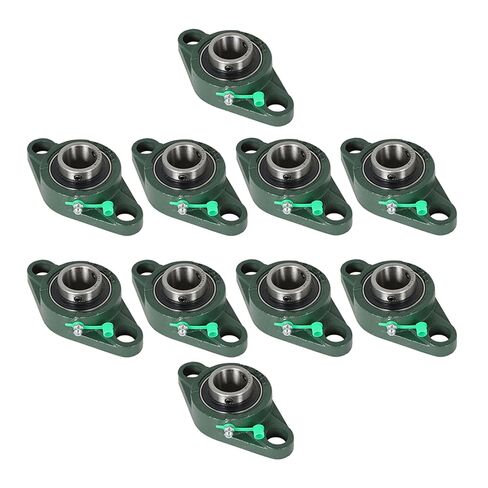 10Pcs UCFL205-16 Pillow Block Bearings 1 Inch Bore Mounted Pillow Block Bearings 2 Bolt, Self Alignment in Saudi Arabia