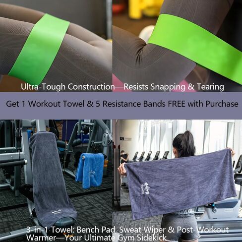 Pull Up Assistance Bands, Heavy Duty Resistance Bands for Pull Up Bar, 75-300lbs Adjustable Assist Bands with 5 Loop Bands & Cooling Towel, Home Gym Fitness for Men Women in Saudi Arabia