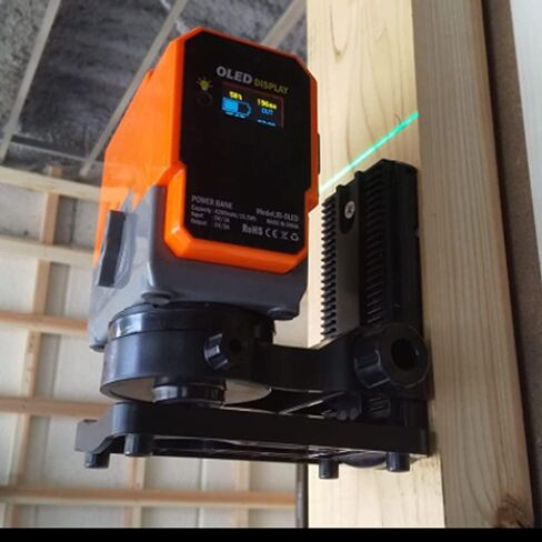 Strong Magnetic L-Bracket Wall Mounted for Laser Level Holder Stand Support with Updated Magnetic Pivoting Base can be Adsorbed on The Tube in Saudi Arabia