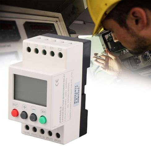 JVR800-2 Voltage Monitor, Phase Sequence Relay, 3 Phase Voltage Relay Voltage Relay Phase Sequence Relay Over Voltage Protector 3 Phase in Saudi Arabia