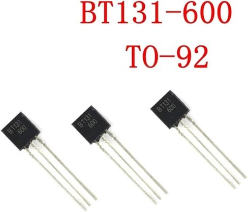 BT131-600 BT131 TO-92 Triacs 600V 1A اتجاه واحد SCR ثلاثي الأطراف مثبت الجهد 30 قطعة in Kuwait